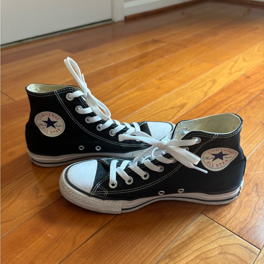 Converse Black High Top Sneakers